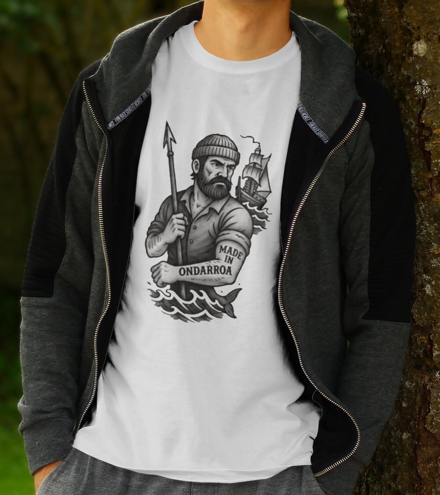 Inigo Martinez Basque Planet Made In Ondarroa Sailor And Ship T-Shirt