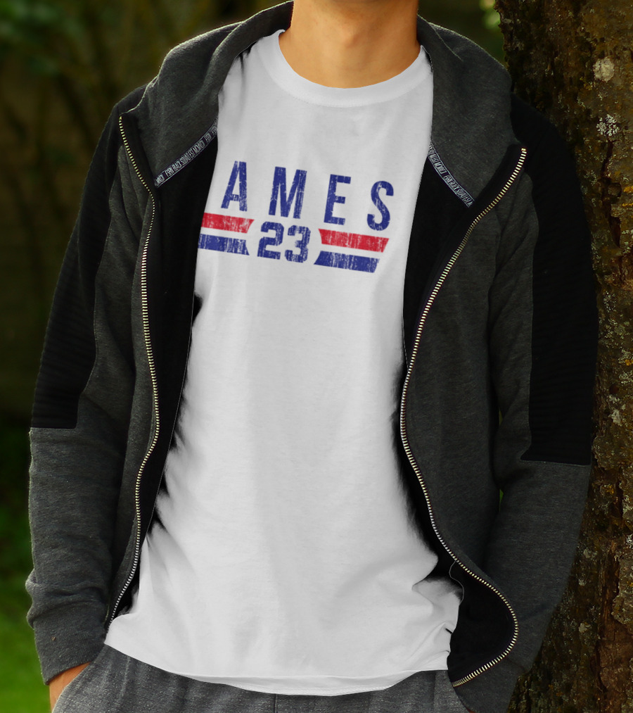 JAMES 23 Philadelphia 76ers Font T-Shirt