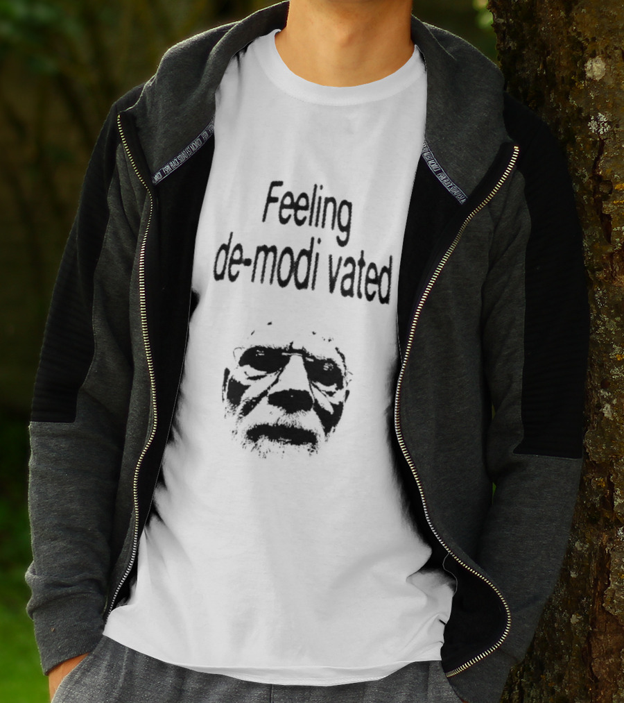 Pradhan Mantri Feeling De Modi Vated Playful Expression T-Shirt