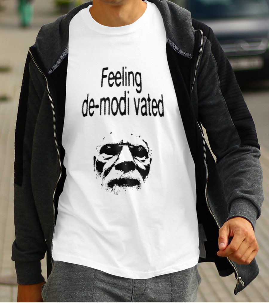 Pradhan Mantri Feeling De Modi Vated Playful Expression T-Shirt
