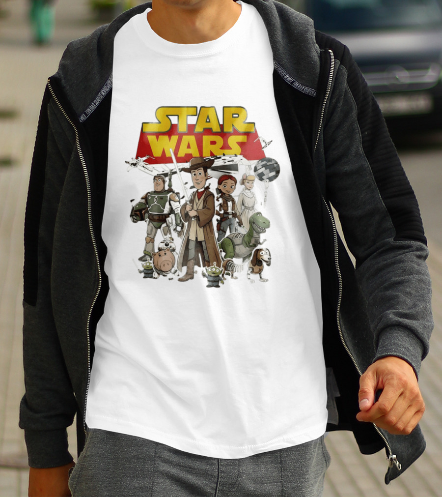 Star Wars Toy Story Mashup Disneyland Family Trip 2026 T-Shirt