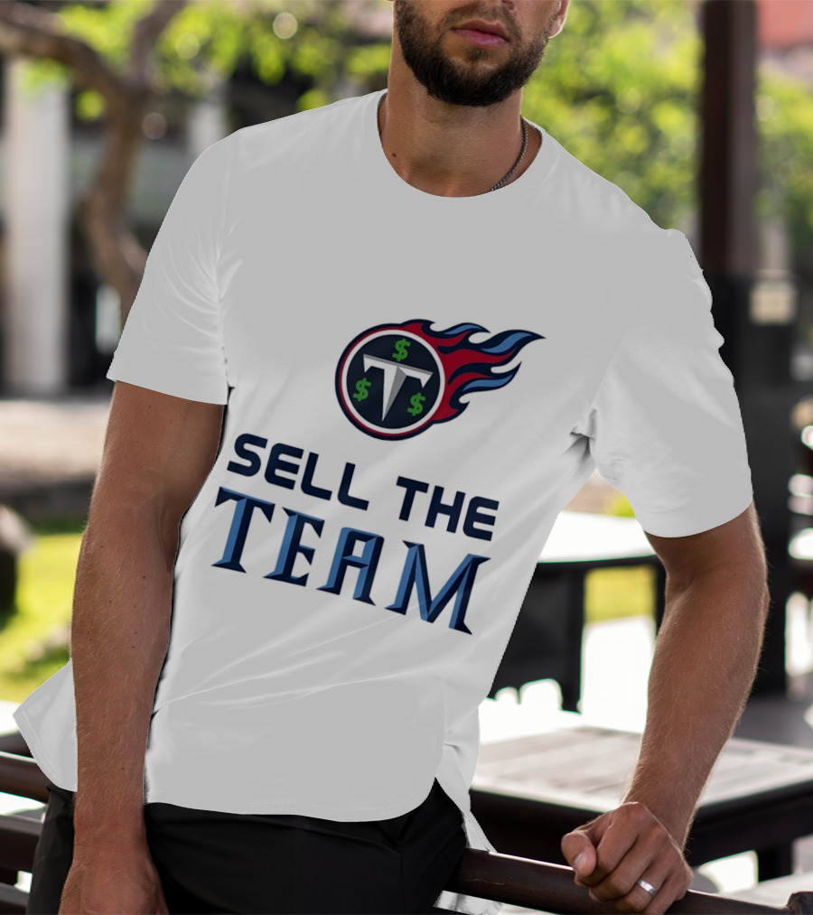 Tennessee Titans Sell The Team Dollar Symbol Flame T-Shirt