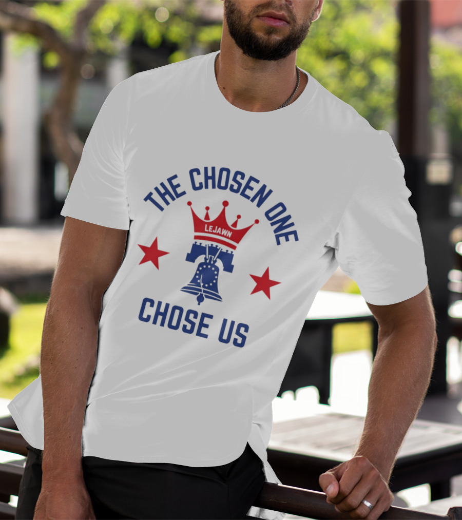 The Chosen One Chose Us LeBron James Liberty Bell Crown Stars T-Shirt