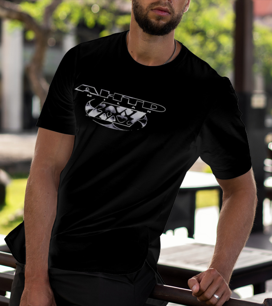 AHTD All Hearts To Dream Milan Purple Text And Diamonds T-Shirt