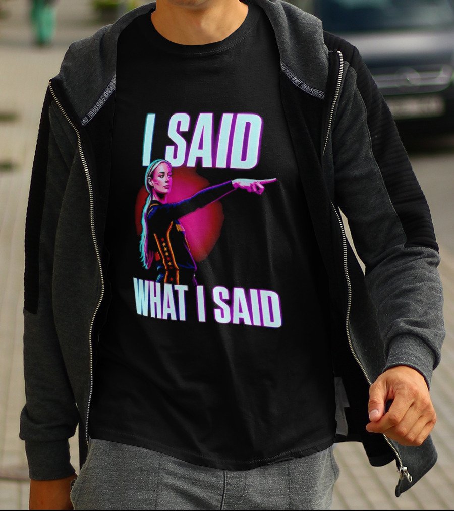 Sophie Cunningham I Said What I Said Pointing Indiana Fever WNBA Basketball T-Shirt