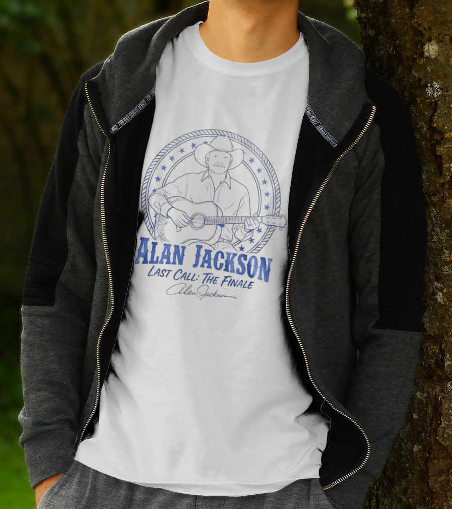 Alan Jackson Last Call The Finale Tour 2026 Tennessee Titans Collaboration T-Shirt