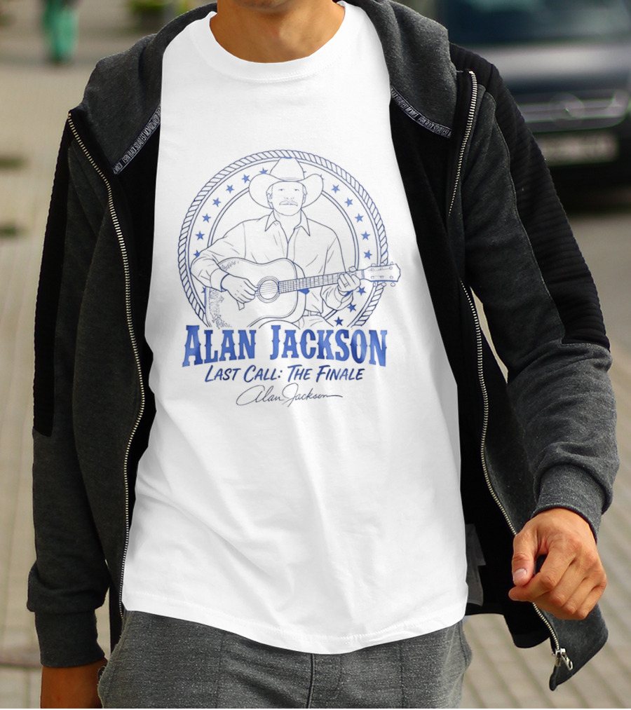 Alan Jackson Last Call The Finale Tour 2026 Tennessee Titans Collaboration T-Shirt