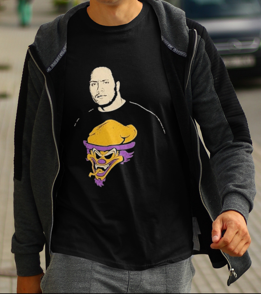 Dwayne Johnson The Rock Insane Clown Posse Collaboration T-Shirt