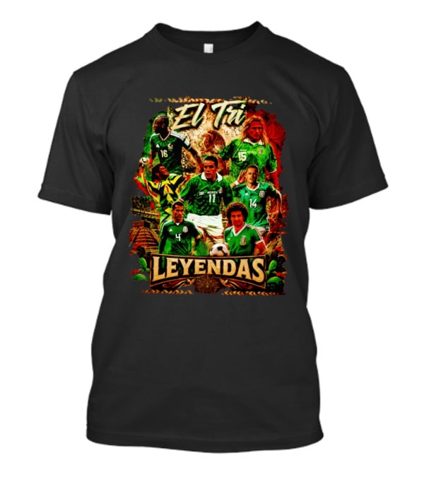 El Tri Leyendas Mexico National Football Team Legend Players T-Shirt