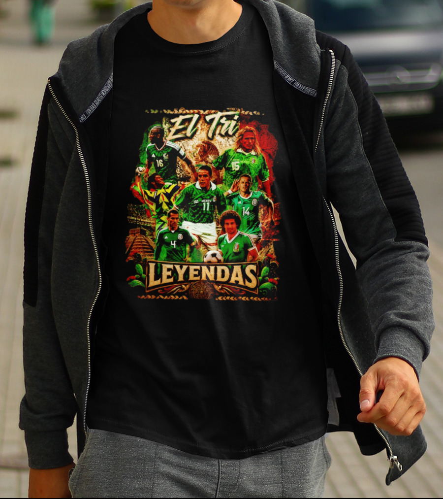 El Tri Leyendas Mexico National Football Team Legend Players T-Shirt