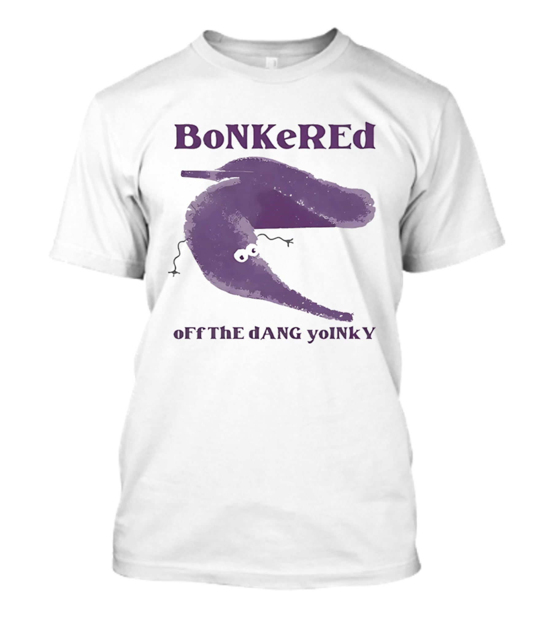 BoNKerEd OFF ThE DaNG YoINKY Worm On A String T-Shirt