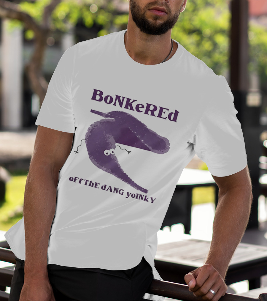 BoNKerEd OFF ThE DaNG YoINKY Worm On A String T-Shirt
