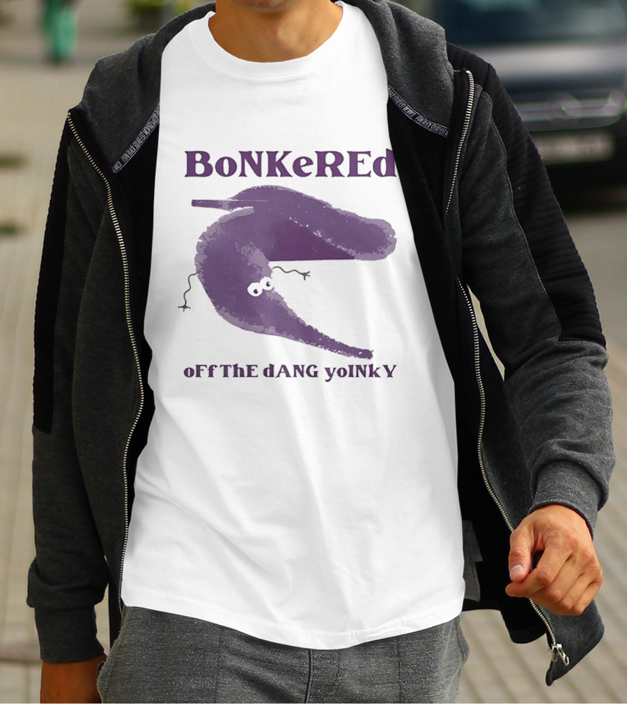 BoNKerEd OFF ThE DaNG YoINKY Worm On A String T-Shirt