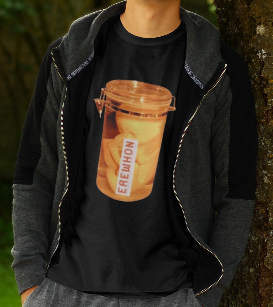 Erewhon Baby Jar Conceptual Artwork In Glass Container T-Shirt