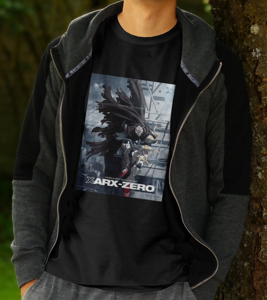 Rewrite The Future Mobile Suit Gundam RG Xarx Zero New Series T-Shirt