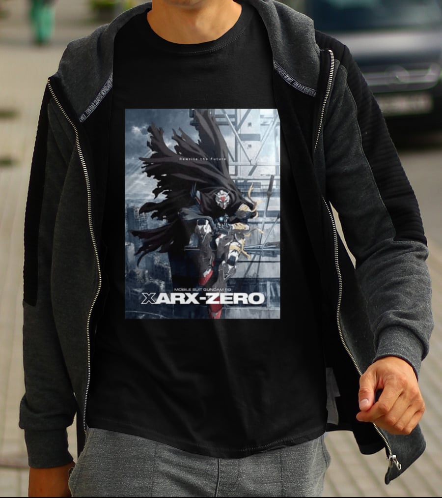Rewrite The Future Mobile Suit Gundam RG Xarx Zero New Series T-Shirt