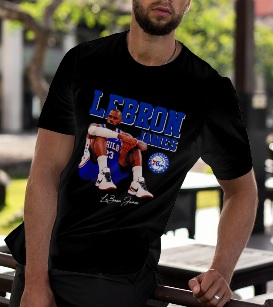 Lebron James 23 Philadelphia 76ers Basketball Phila 76ers 2026 T-Shirt