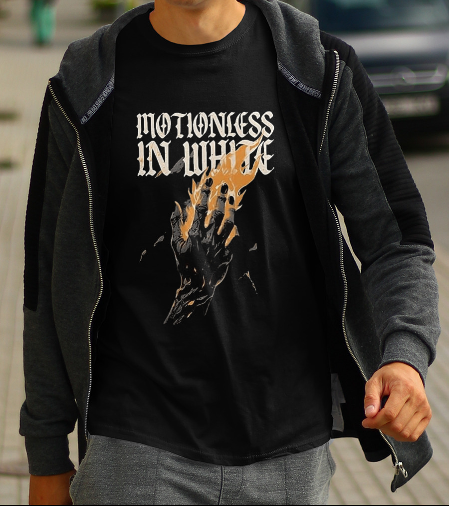 Motionless In White Fiery Hand We Will Carry The Torch T-Shirt