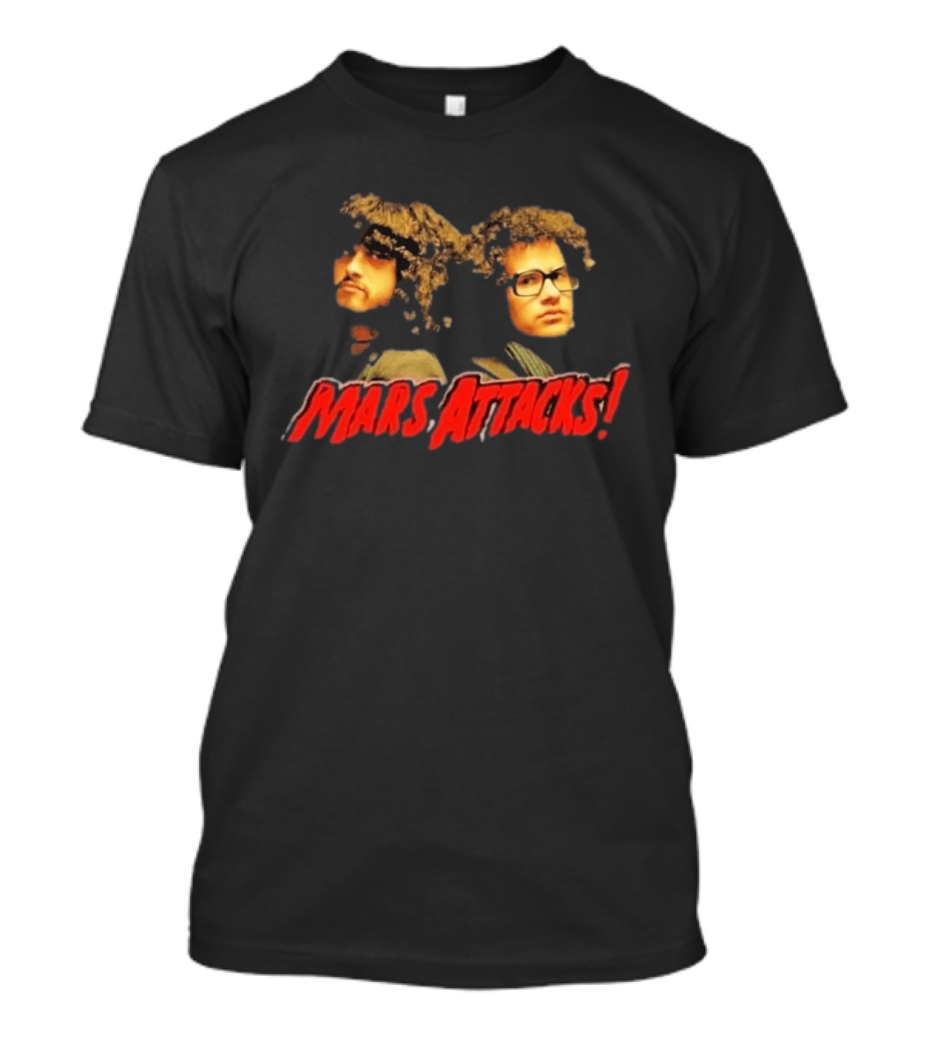 Omar Rodríguez López Cedric Bixler Zavala Mars Attacks Collaboration T-Shirt