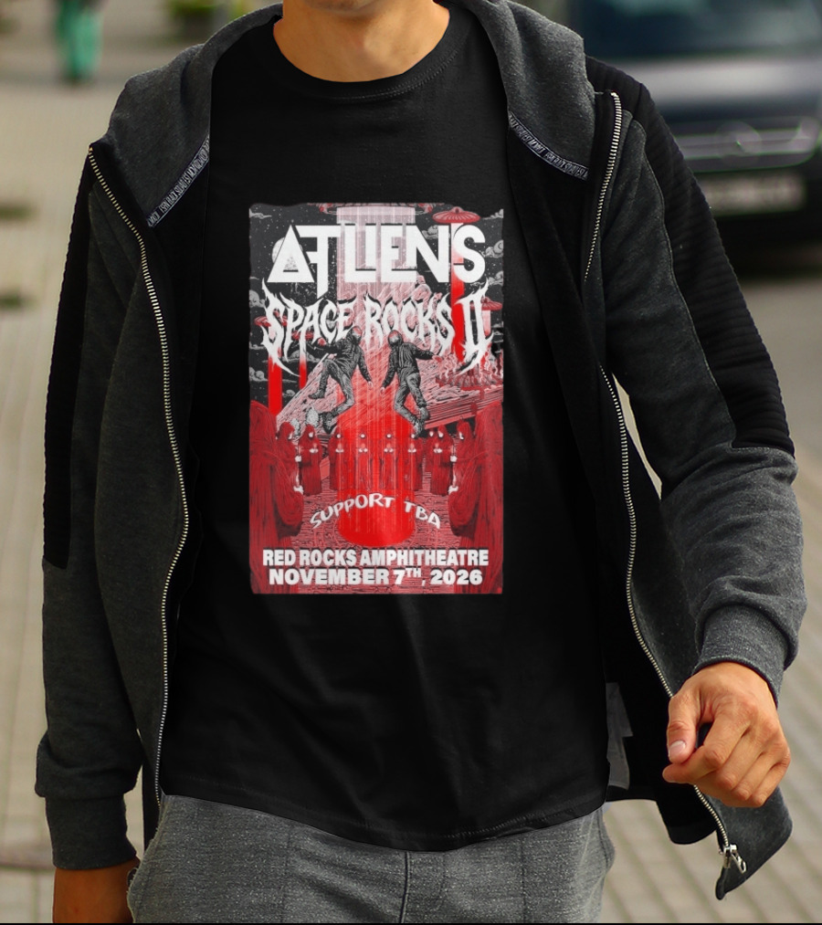 ATLiens Space Rocks II Red Rocks Amphitheatre November 7th 2026 Support TBA T-Shirt