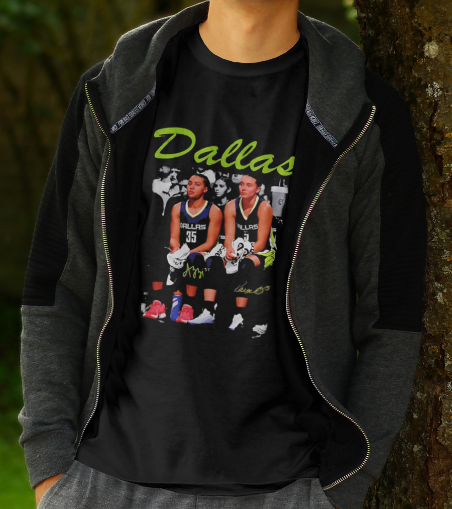 Dallas Azzi Fudd Paige Bueckers Signatures 2026 Game Day T-Shirt