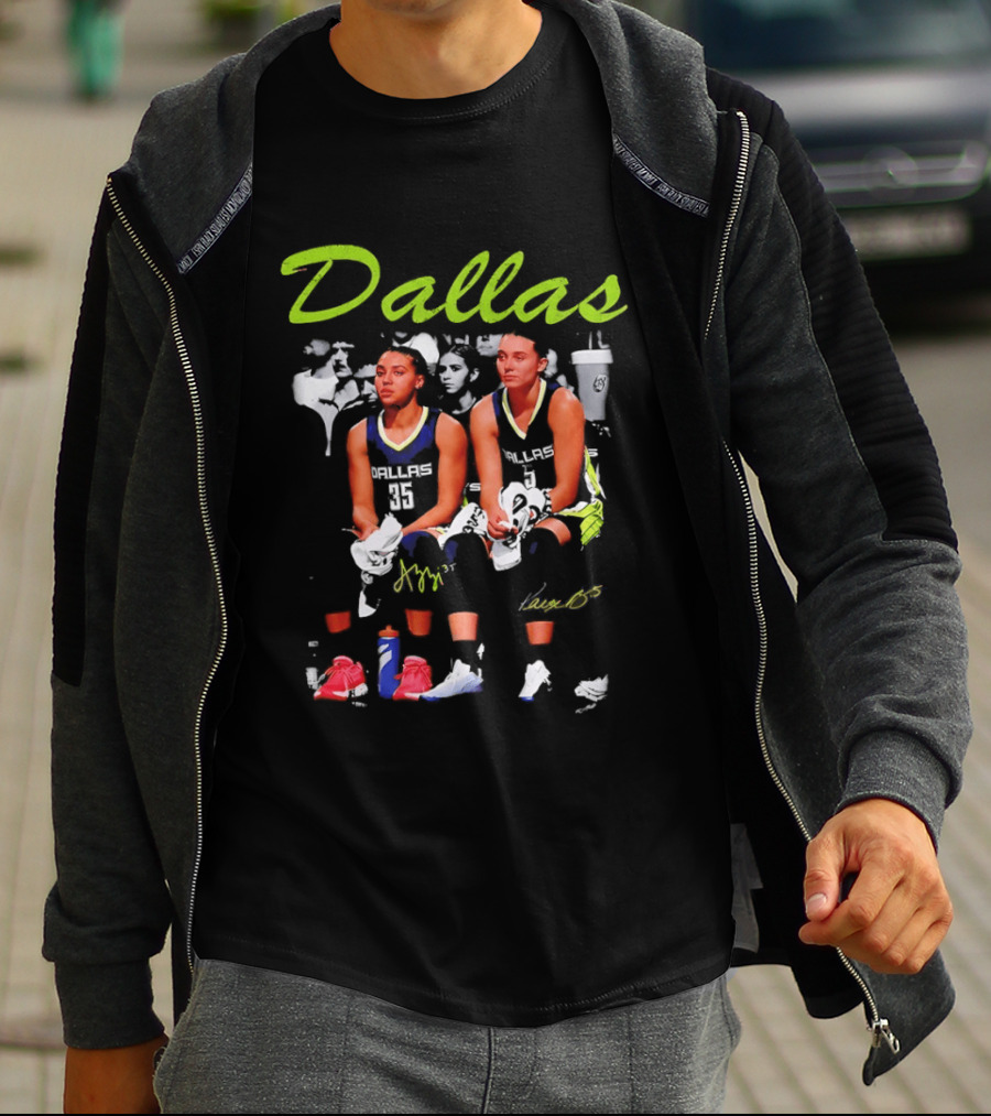 Dallas Azzi Fudd Paige Bueckers Signatures 2026 Game Day T-Shirt