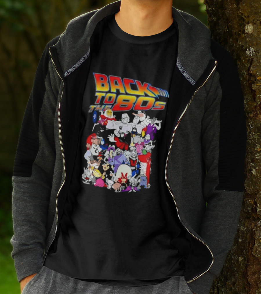 Back To The 80s Various Cartoon Villains Retro Nostalgia T-Shirt