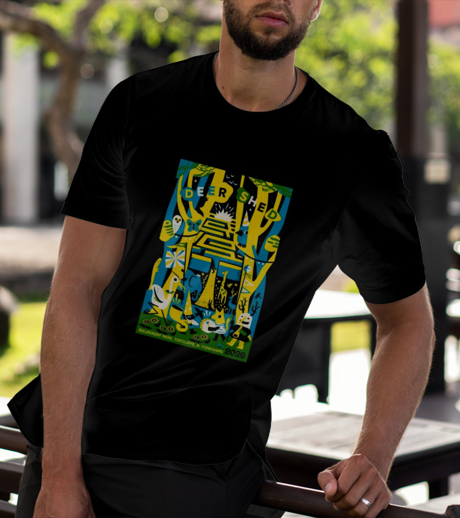 Deer Shed 2026 Baldersby Park Topcliffe N Yorkshire Festival T-Shirt