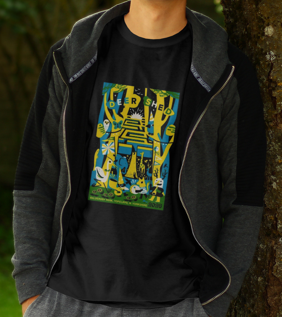 Deer Shed 2026 Baldersby Park Topcliffe N Yorkshire Festival T-Shirt