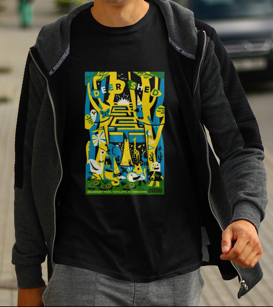 Deer Shed 2026 Baldersby Park Topcliffe N Yorkshire Festival T-Shirt