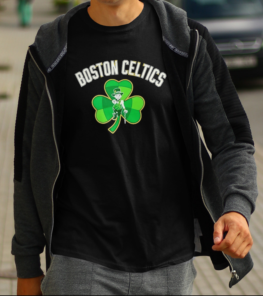 Boston Celtics Shamrock St Patrick's Day 2026 T-Shirt