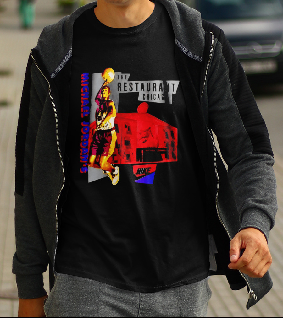 Michael Jordan's Restaurant Chicago Nike Basketball T-Shirt