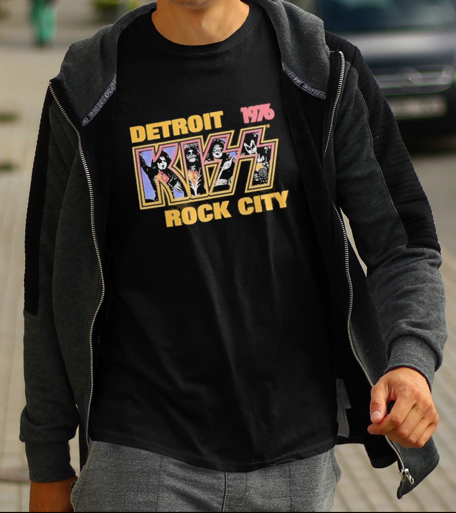 Kiss Detroit Rock City 1976 Band T-Shirt