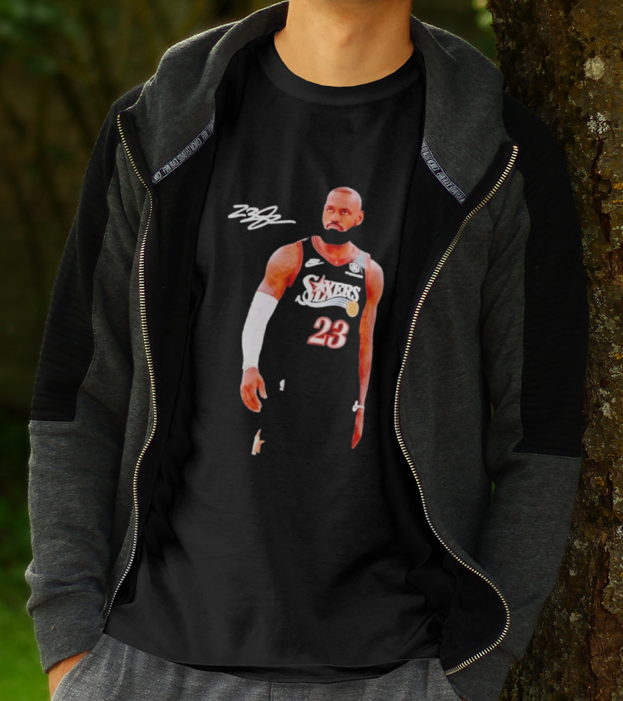 LeBron James 76ers 23 Basketball Edition T-Shirt