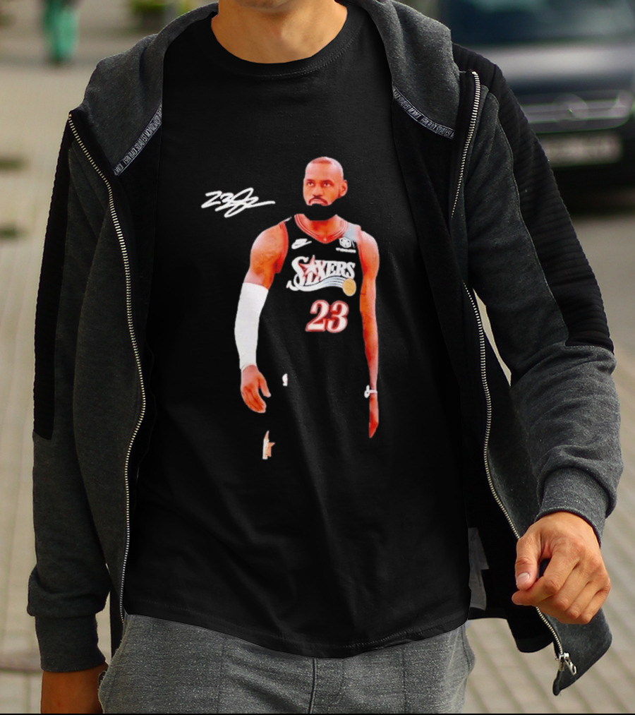 LeBron James 76ers 23 Basketball Edition T-Shirt