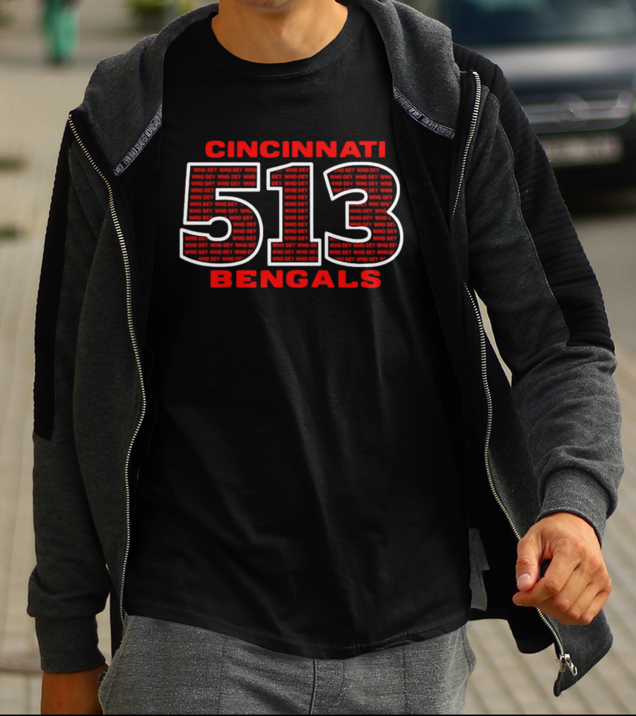 Cincinnati Bengals 513 Who Dey T-Shirt
