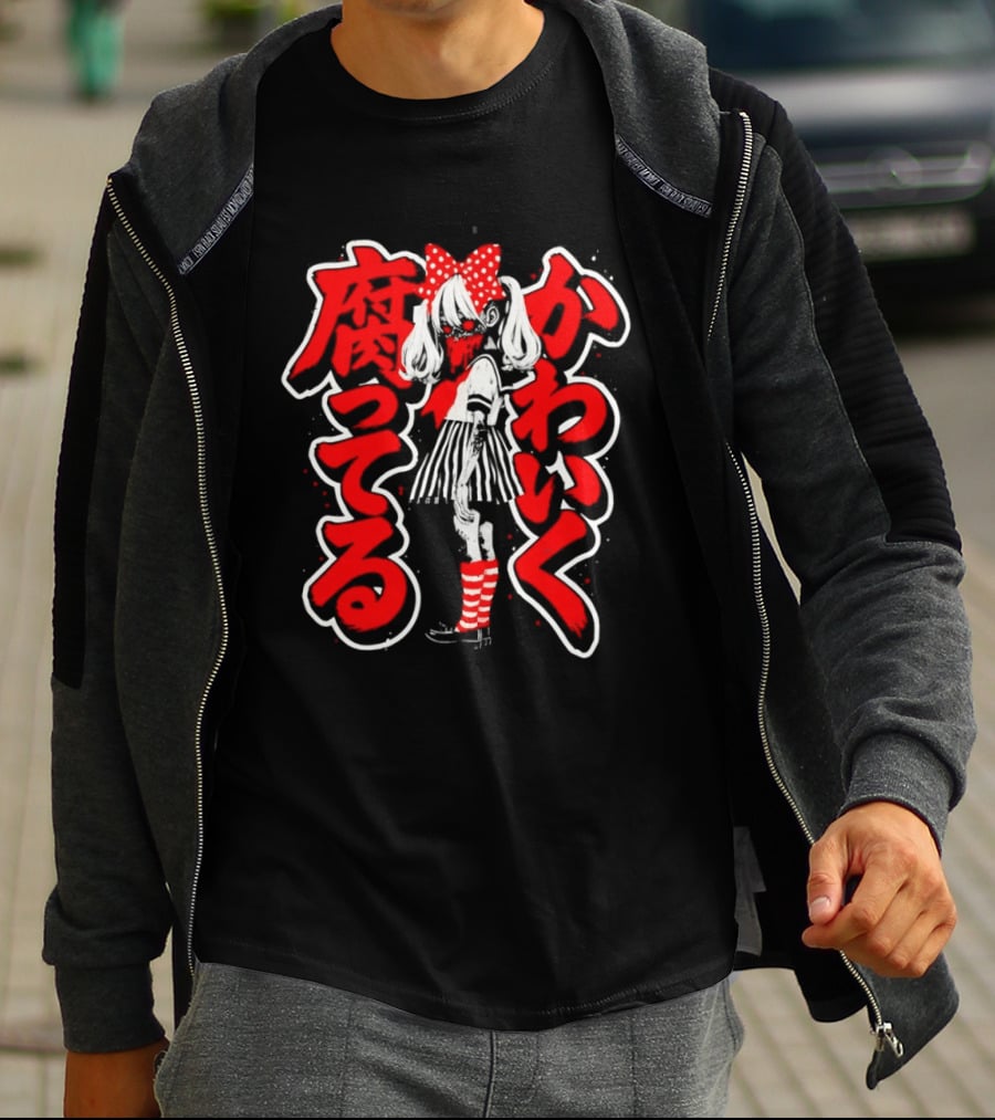 Horror Anime Manga Aesthetics Japanese T-Shirt