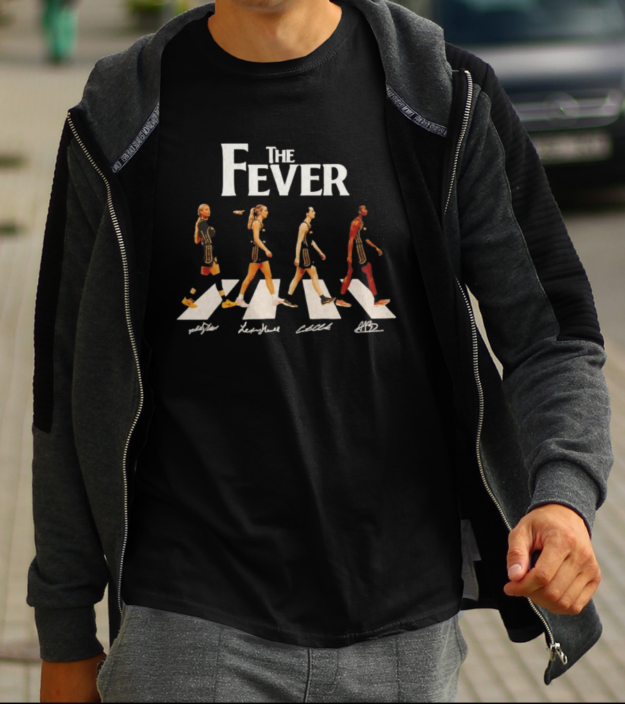 The Fever Abbey Road Signatures Clark Cunningham Hull Boston T-Shirt