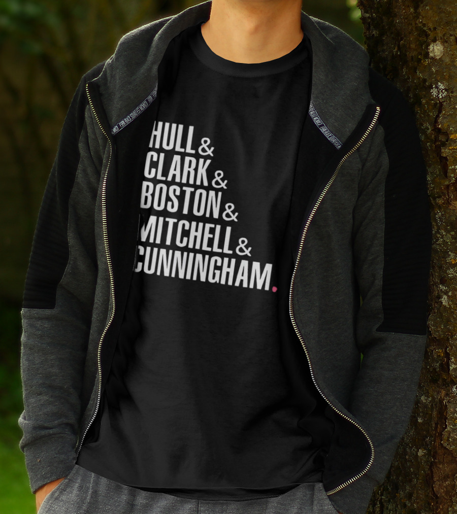 Hull Clark Boston Mitchell Cunningham Indiana Fever WNBA Basketball 2026 T-Shirt