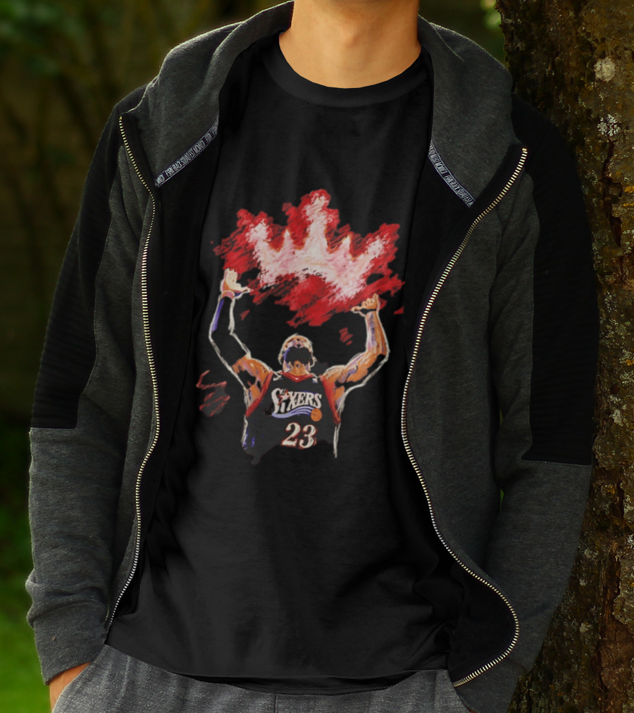LeBron James The King Philadelphia 76ers NBA 2026 23 Jersey T-Shirt