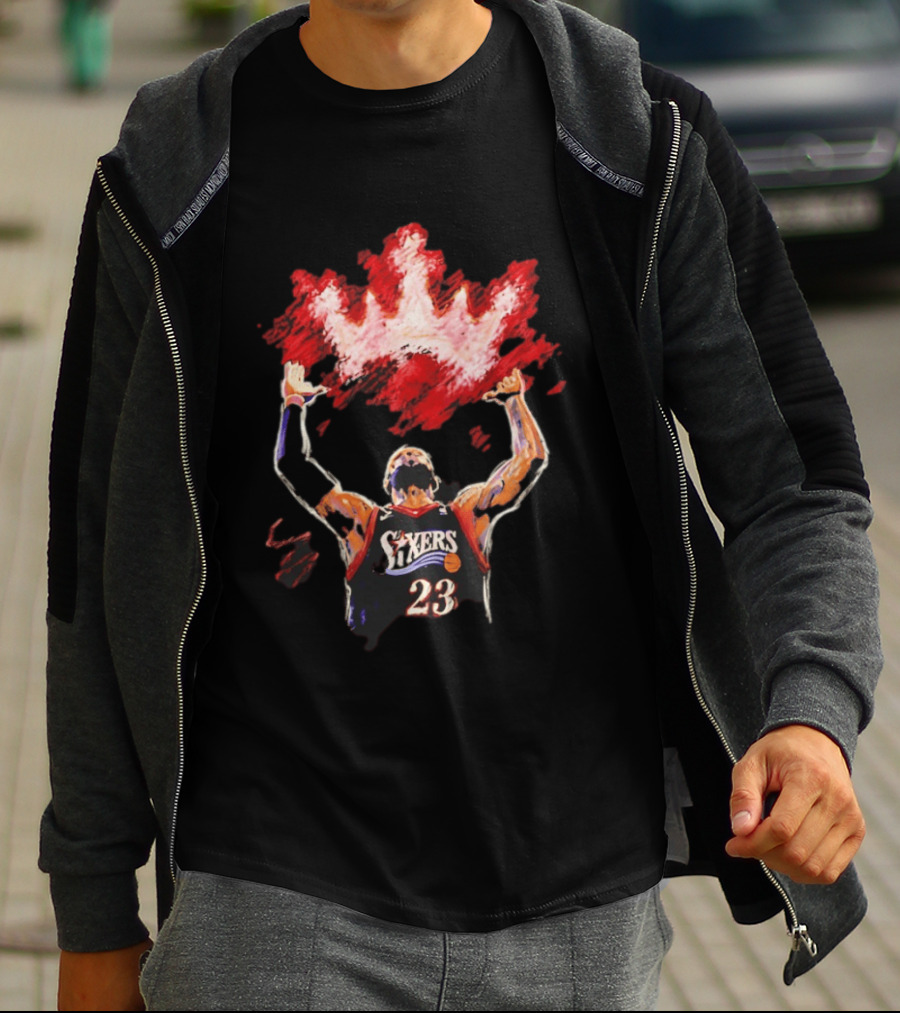 LeBron James The King Philadelphia 76ers NBA 2026 23 Jersey T-Shirt