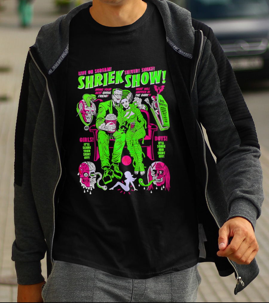 Live On Scream Shriek Show Bring Your Best Ghoul Friend Scariest Scores Songs Skins T-Shirt