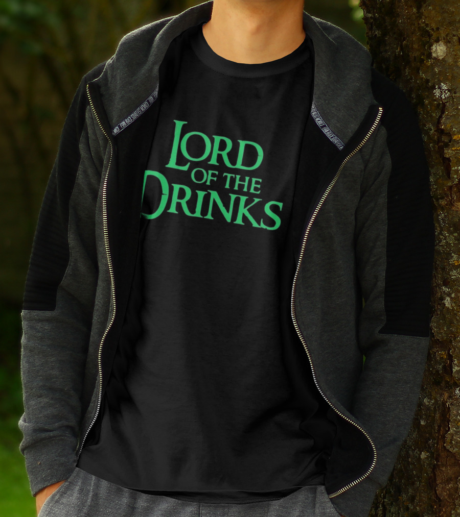 Lord Of The Drinks Funny Drinking Lover Humor Party T-Shirt