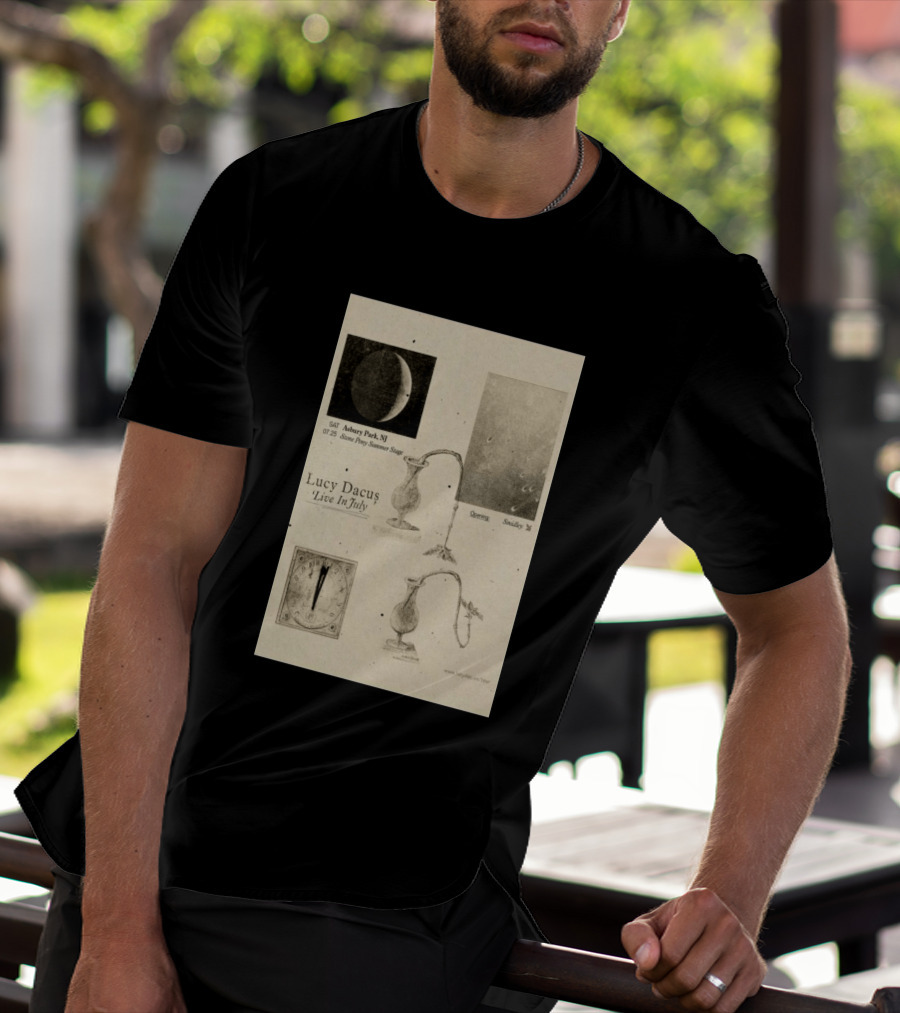 Lucy Dacus Live In July Asbury Park NJ Stone Pony Summer Stage 07 25 Opening Smidley Moon Stage T-Shirt