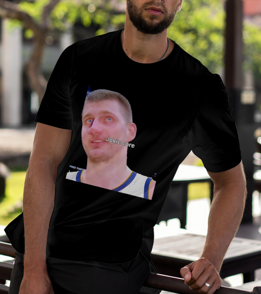 Jokic Core Nikola Jokic Free Throw Basketball T-Shirt