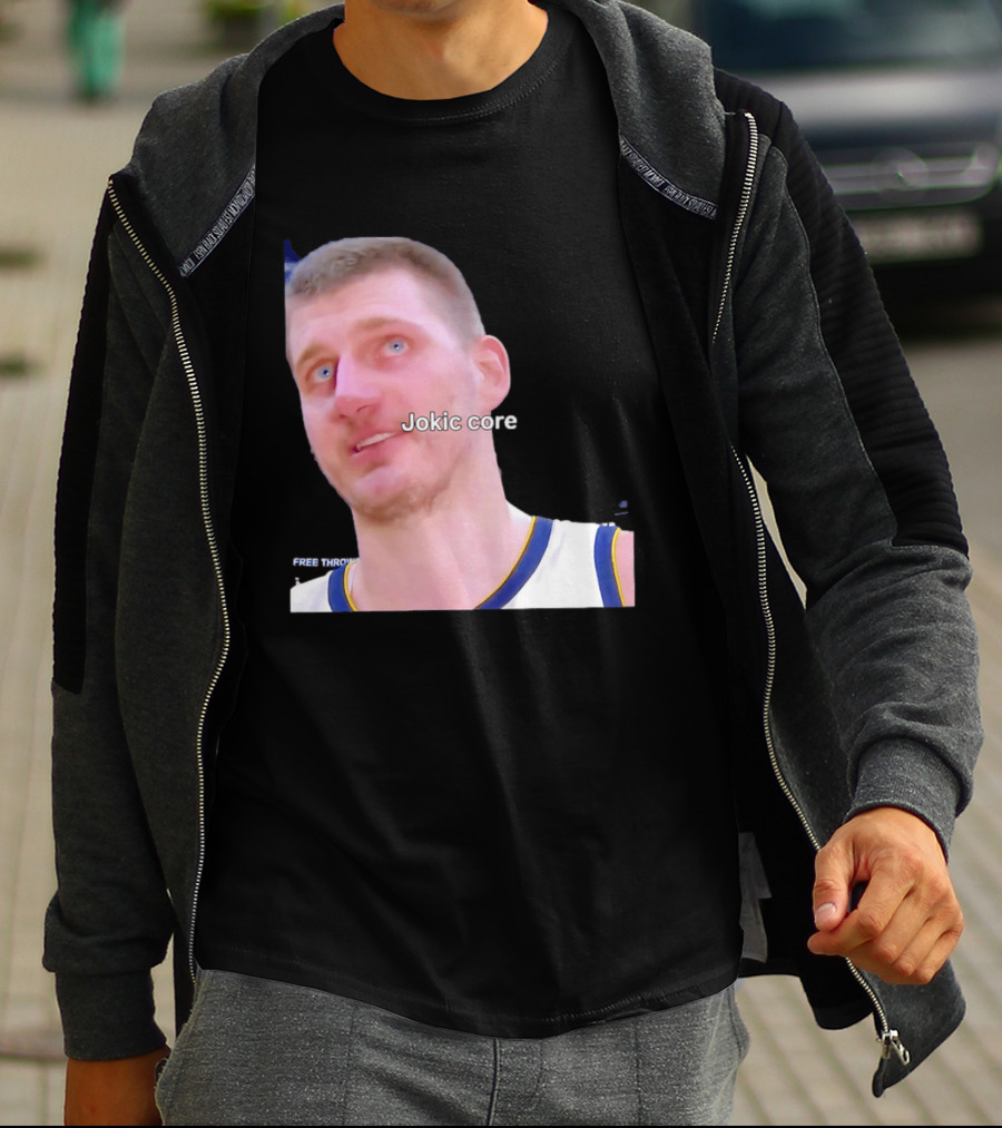 Jokic Core Nikola Jokic Free Throw Basketball T-Shirt