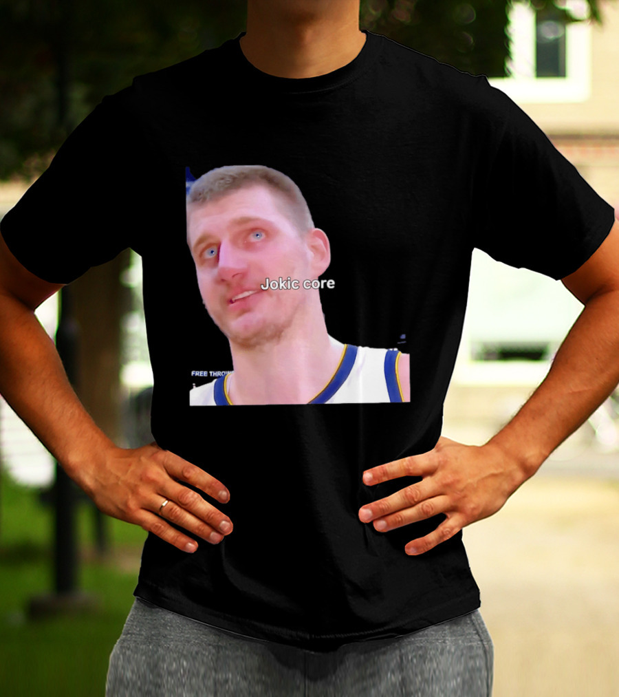 Jokic Core Nikola Jokic Free Throw Basketball T-Shirt