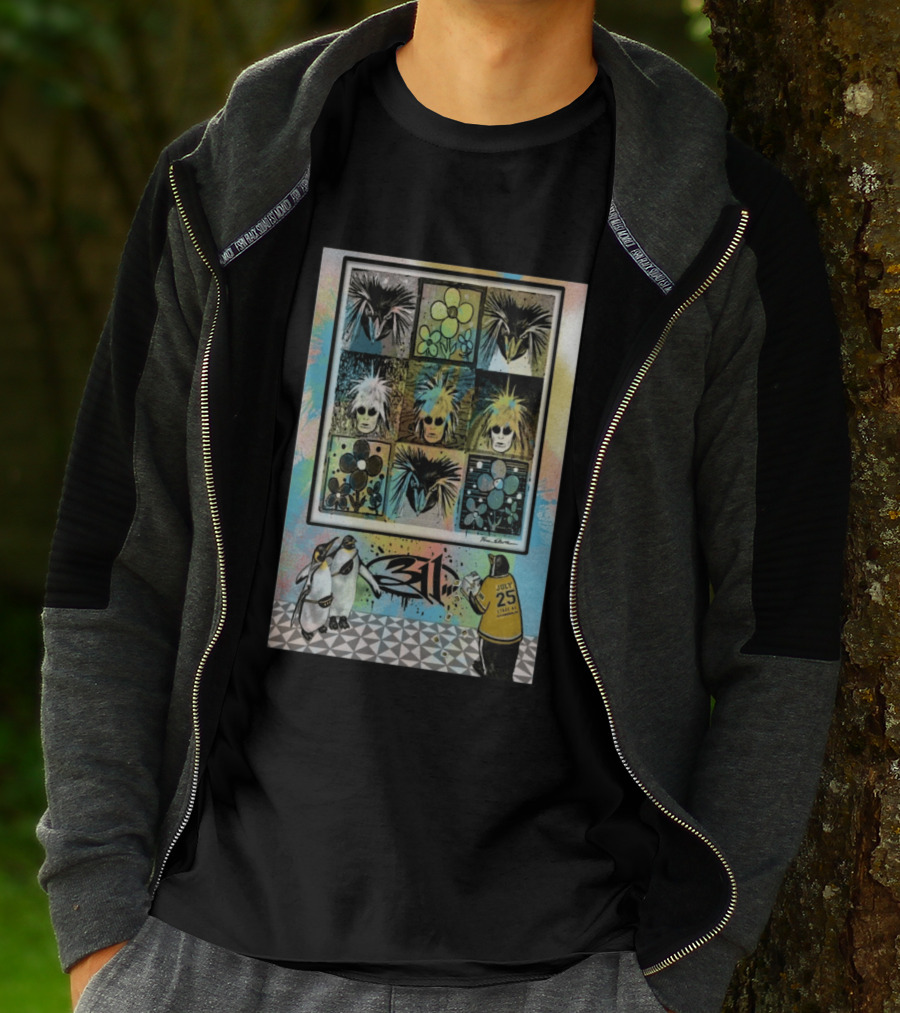 311 July 25 2026 Pittsburgh PA Penguins And Flowers By PaleoDesigns T-Shirt