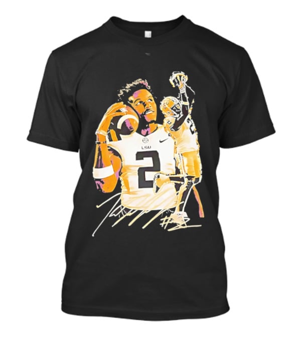 Odell Beckham Jr. LSU Tigers Football Number 2 NCAA T-Shirt