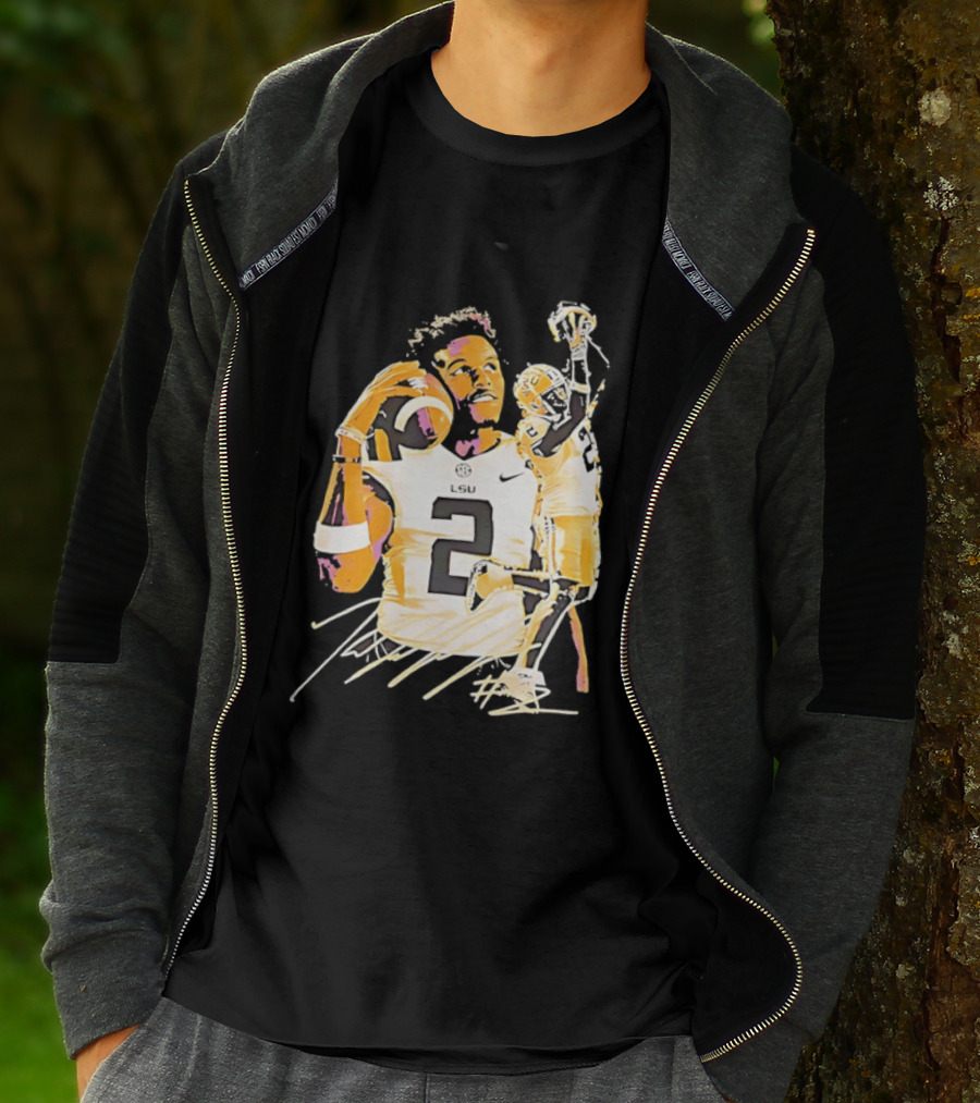 Odell Beckham Jr. LSU Tigers Football Number 2 NCAA T-Shirt